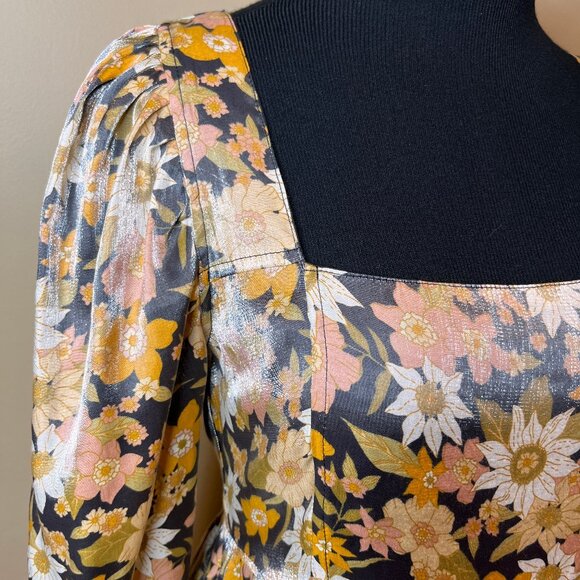 Talulah Floral S Babydoll Dress Silky Boho Style Fairy Core y2k 90’s feminine - Picture 2 of 16